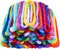 36 Pieces Plastic Leis Bulk in Bright Colors Lei Necklaces Assortment Tropical Decorations for Hawaiian Themed Party Favors with 12 Colors